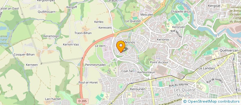localisation de l'entreprise MADAME ENORA FOURON à BREST