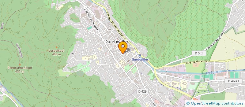 localisation de l'entreprise MADAME ENORA FROPPIER  GUEBWILLER