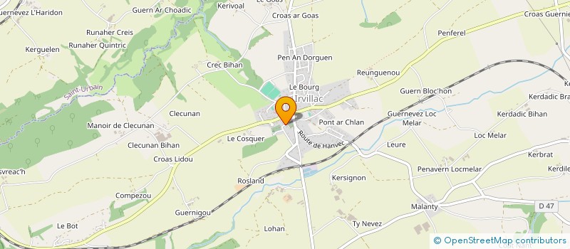 localisation de l'entreprise MADAME ENORA GAUTHIER  IRVILLAC