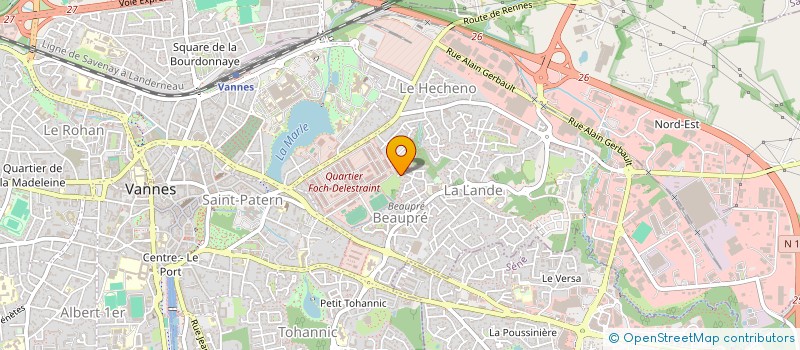 localisation de l'entreprise MADAME ENORA GOUANVIC à VANNES