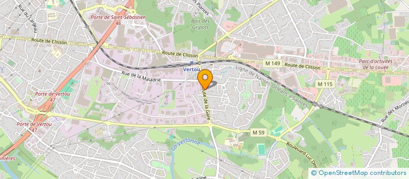 localisation de l'entreprise MADAME ENORA HEUZE  SAINT-COLOMBAN