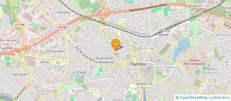 localisation de l'entreprise MADAME ENORA LE CLOAREC à VANNES