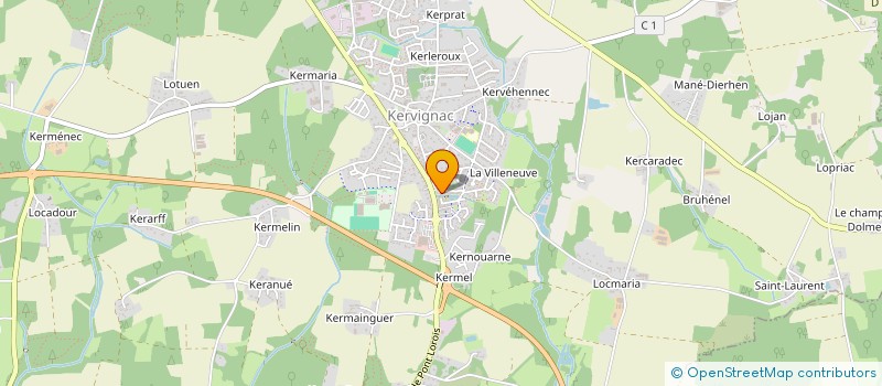 localisation de l'entreprise MADAME ENORA LE FLOCH  KERVIGNAC