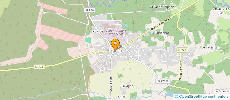 localisation de l'entreprise MADAME ENORA LE GARREC  BEIGNON