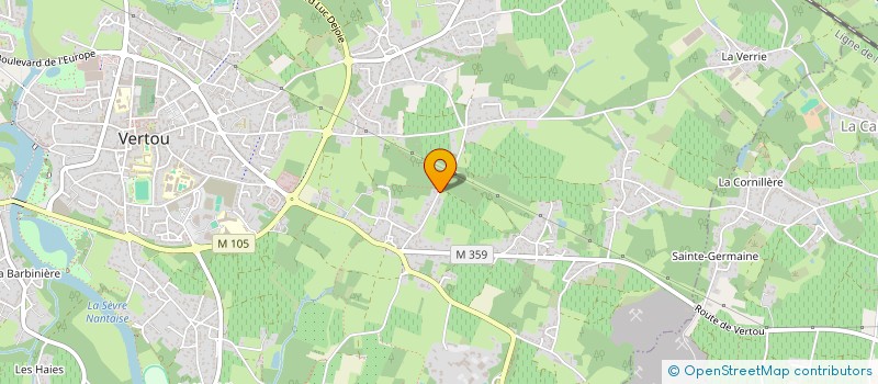 localisation de l'entreprise MADAME ENORA LECOQ  VERTOU