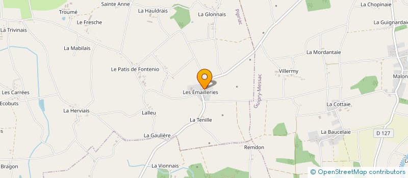 localisation de l'entreprise MADAME ENORA LEMONIER  PIPRIAC