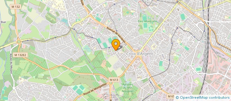 localisation de l'entreprise MADAME ENORA MORVAN  MONTPELLIER