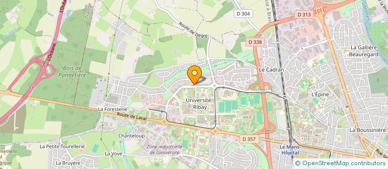 localisation de l'entreprise MADAME ENORA PINEAU  LE MANS