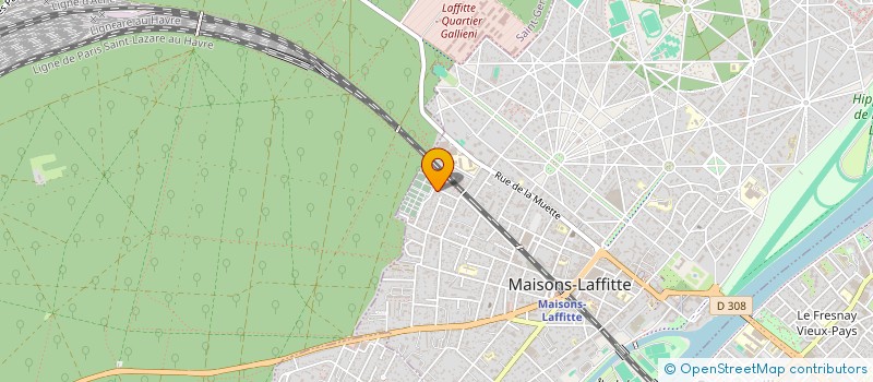 localisation de l'entreprise MADAME ENORA POIRIER à MAISONS-LAFFITTE