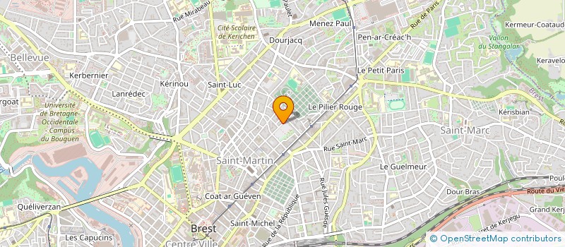 localisation de l'entreprise MADAME ENORA QUELLEC à BREST
