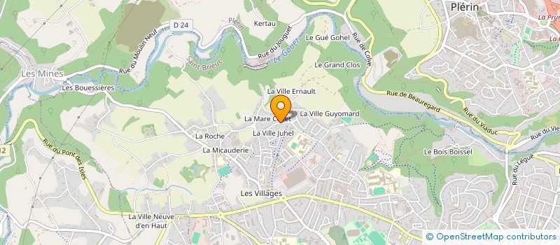 localisation de l'entreprise MADAME ENORA RETEUX à SAINT-BRIEUC