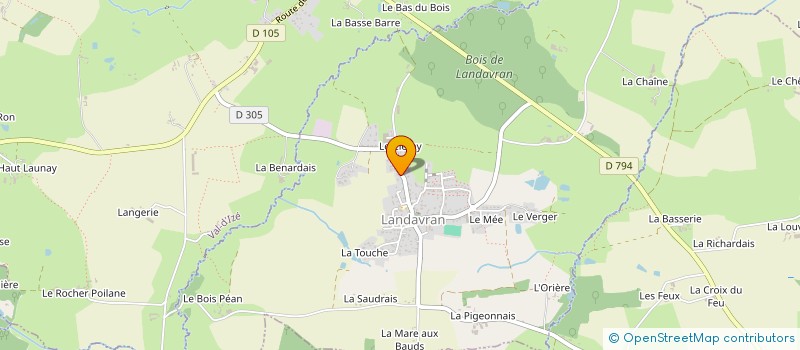 localisation de l'entreprise MADAME ENORA RIMBAULT  LANDAVRAN