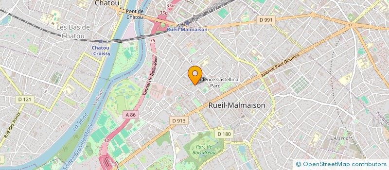 localisation de l'entreprise MADAME ENORA TERTEREAU à RUEIL-MALMAISON