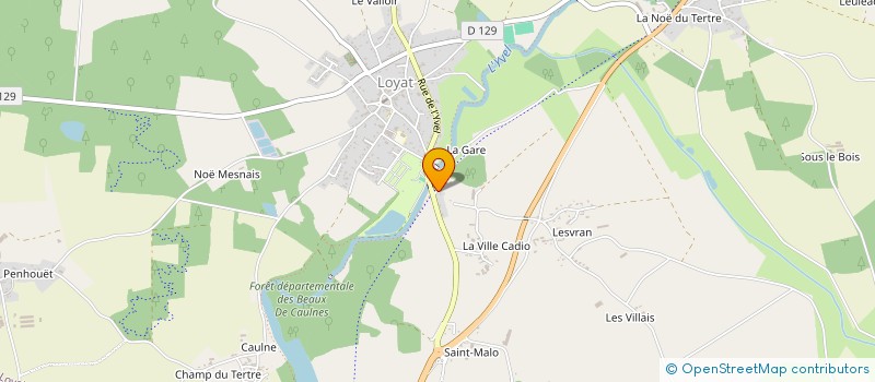 localisation de l'entreprise MADAME ENORA VICAUD  LOYAT