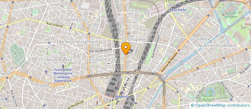 localisation de l'entreprise MADAME ENORA YHUEL  PARIS