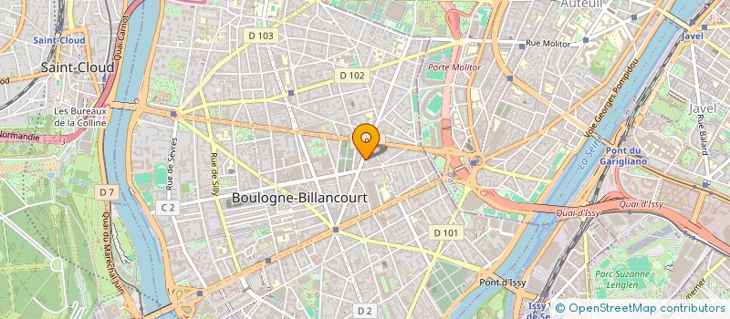 localisation de l'entreprise MADAME ENRAFA MIKIDADI  BOULOGNE-BILLANCOURT