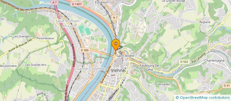 localisation de l'entreprise MADAME ENRICHETTA RUGA à VIENNE