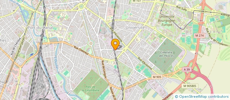 localisation de l'entreprise MADAME ENRIKA LEGRET  DIJON