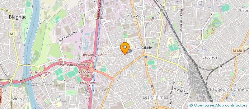 localisation de l'entreprise MADAME ENRIQUE BAILLY à TOULOUSE