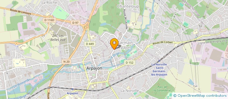 localisation de l'entreprise MADAME ENRIQUETA MARTINEZ à SAINT-GERMAIN-LES-ARPAJON