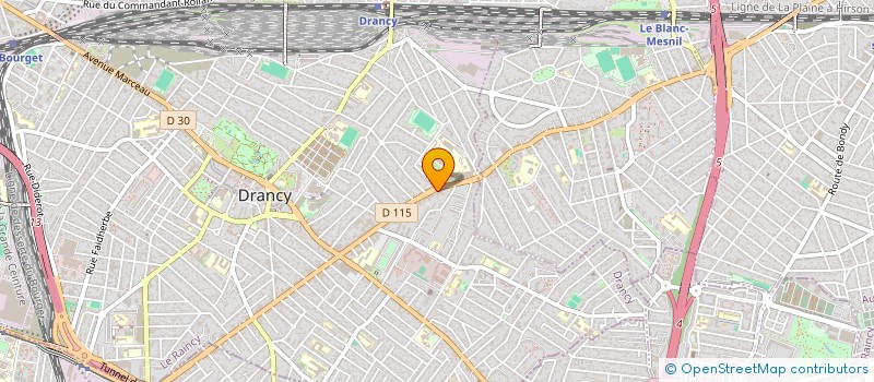 localisation de l'entreprise MADAME ENZO CHIAULON  DRANCY