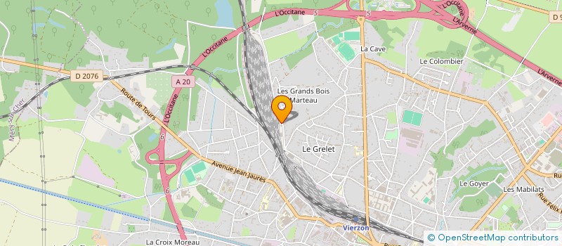 localisation de l'entreprise MADAME ENZO DOMINGUEZ  VIERZON