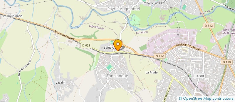 localisation de l'entreprise MADAME EOLIA BOUSSEMART  AIGUEFONDE