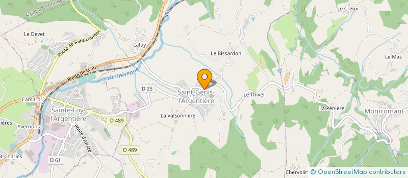 localisation de l'entreprise MADAME EOLIA DUSSAUGE  SAINT-GENIS-L'ARGENTIERE