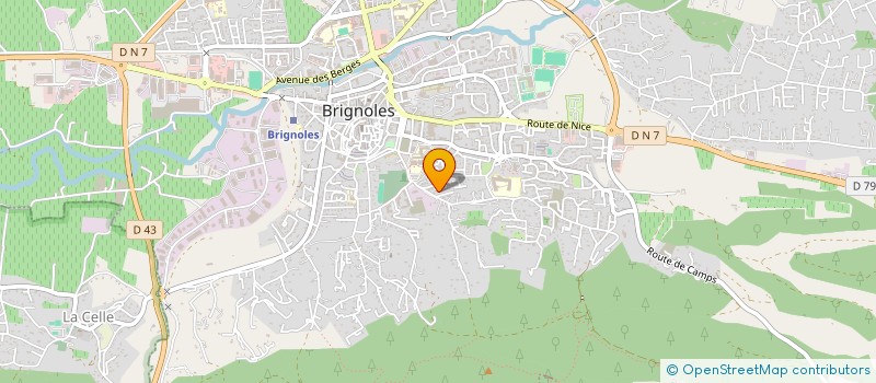 localisation de l'entreprise MADAME EOLIA JARRY à BRIGNOLES