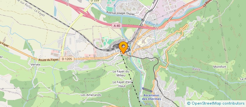 localisation de l'entreprise MADAME EOLIA PREUD'HOMME à SAINT-GERVAIS-LES-BAINS
