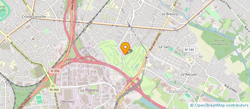 localisation de l'entreprise MADAME EPHRAIM KUTKWA PEMBA  VILLENEUVE D ASCQ