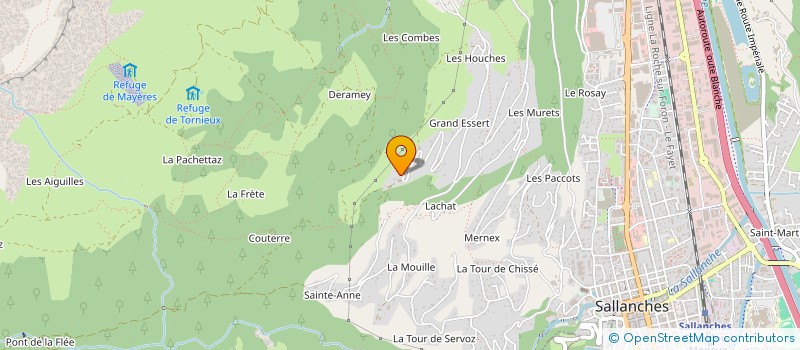 localisation de l'entreprise MADAME EPHYSE MABBOUX  SALLANCHES