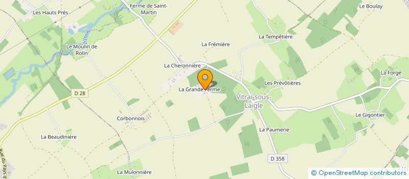 localisation de l'entreprise MADAME EPINEGUEN CADORET à SAINT-OUEN-SUR-ITON