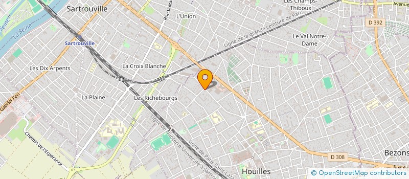 localisation de l'entreprise MADAME EPIPHANIE OLOMIDE  HOUILLES