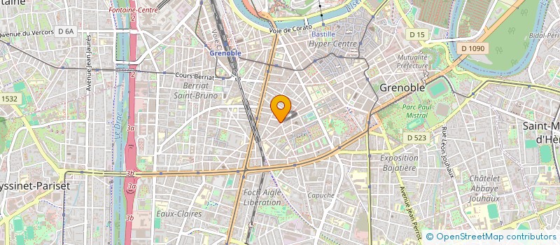 localisation de l'entreprise MADAME EPONINE TOUBLAN  GRENOBLE