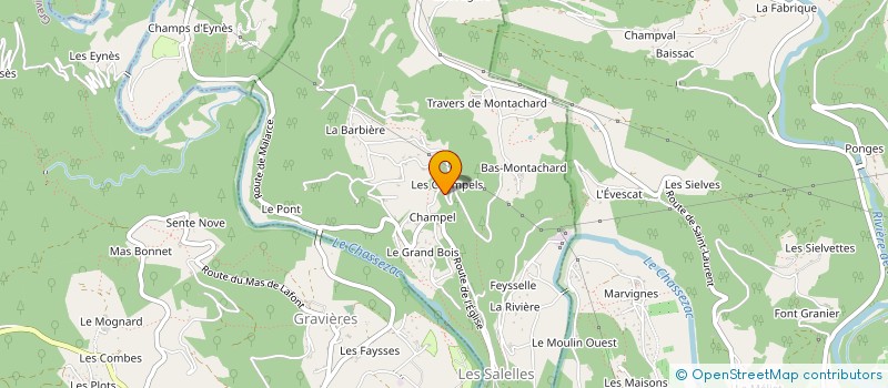 localisation de l'entreprise MADAME EPSILONE GITTON  LES SALELLES