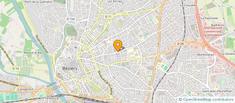 localisation de l'entreprise MADAME ERASMIA POLYZOU à BEZIERS