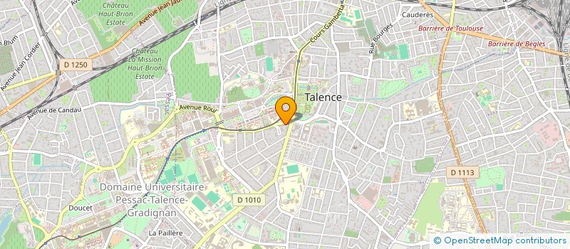 localisation de l'entreprise MADAME EREBIE MAHAMAT  TALENCE