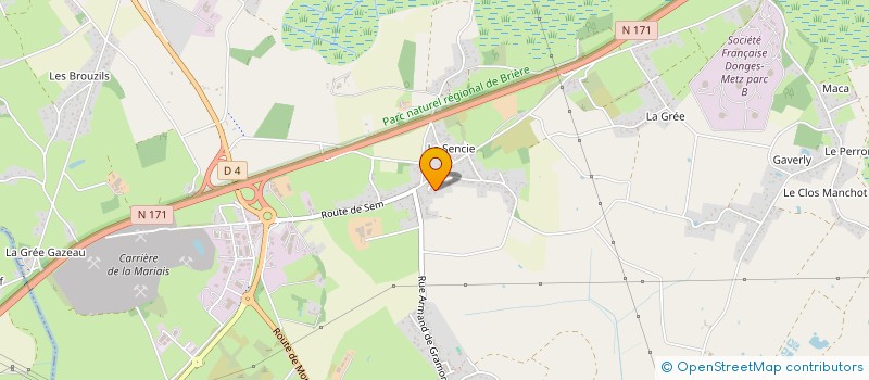 localisation de l'entreprise MADAME ERELL BOULOUARD  DONGES