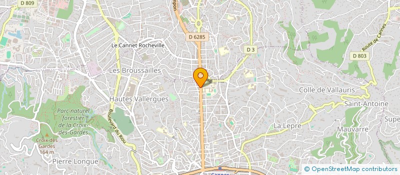 localisation de l'entreprise MADAME ERELL LE BRIS  CANNES