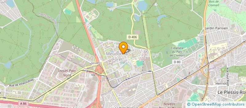 localisation de l'entreprise MADAME ERERVE ESTILAIRE à MEUDON