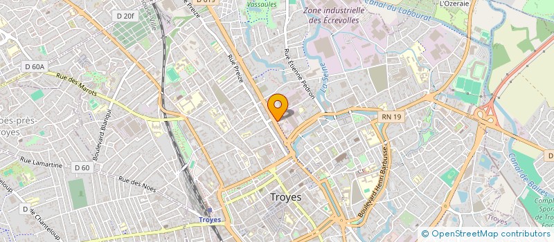 localisation de l'entreprise MADAME EREZA ALIU à TROYES