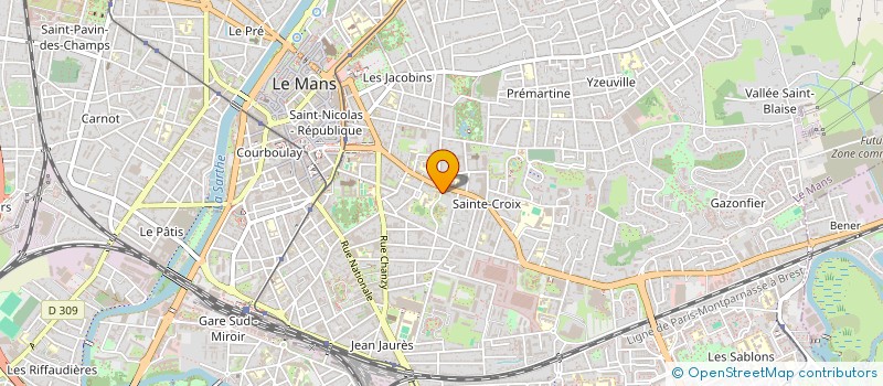 localisation de l'entreprise MADAME ERIC CISTERNAS à LE MANS