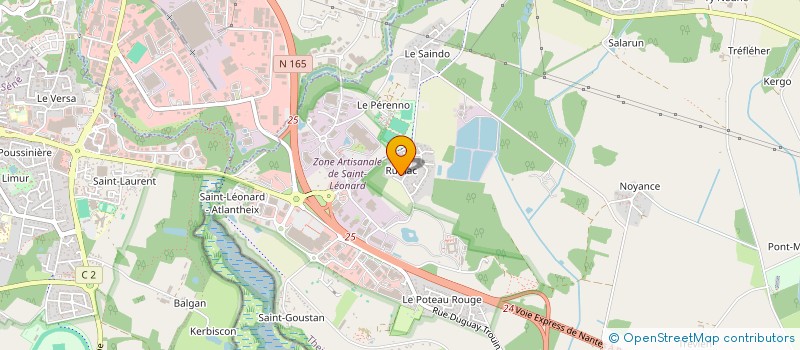 localisation de l'entreprise MADAME ERIC NATTIER  THEIX-NOYALO