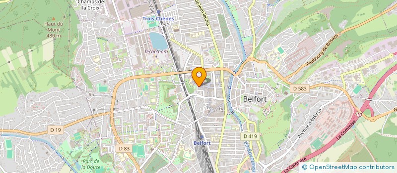 localisation de l'entreprise MADAME ERIC PATINHA SEROMENHO DELEGLISE  BELFORT