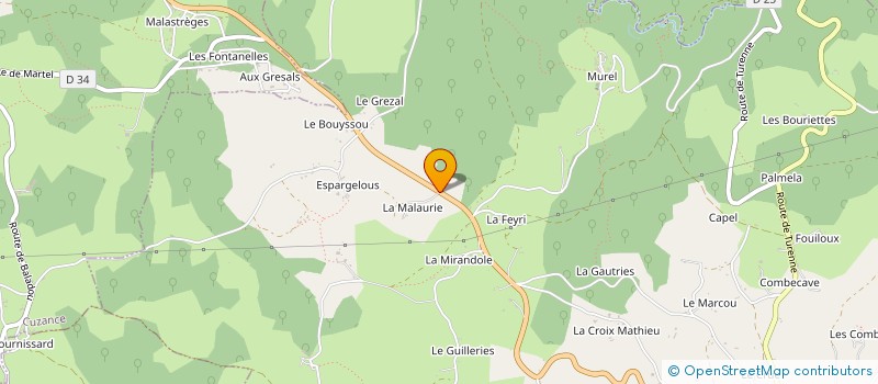 localisation de l'entreprise MADAME ERIC SARAZAC  MARTEL