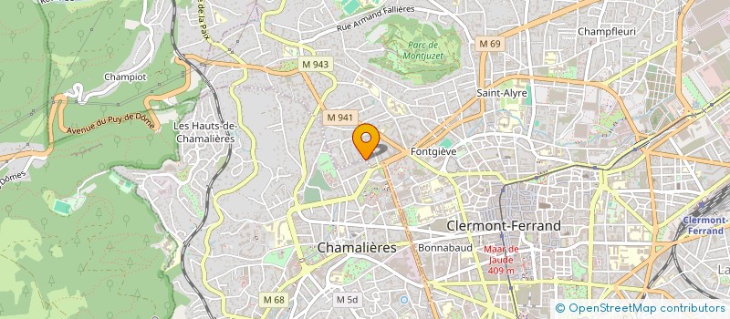 localisation de l'entreprise MADAME ERIC TASSIN  CLERMONT-FERRAND