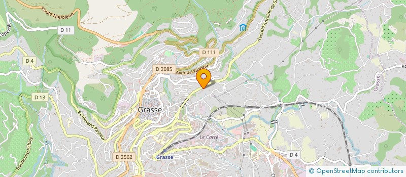 localisation de l'entreprise MADAME ERICA DE ROUVROY DE SAINT SIMON  GRASSE