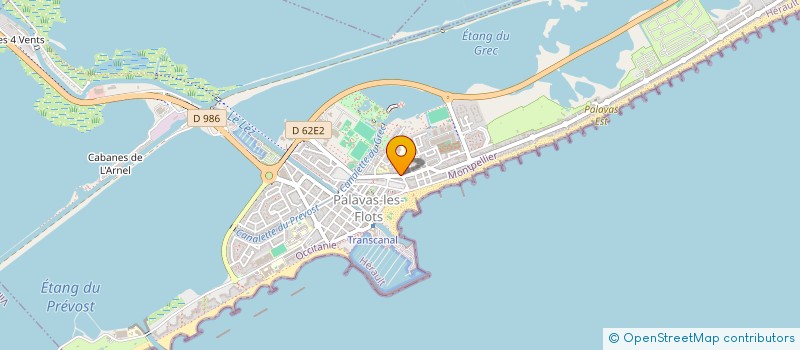 localisation de l'entreprise MADAME ERICA JONES  PALAVAS-LES-FLOTS