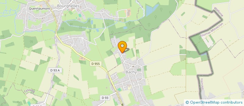 localisation de l'entreprise MADAME ERICA LEFEBVRE  BACHY